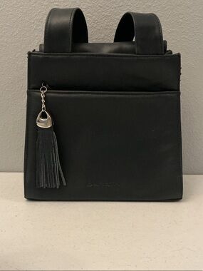 Vintage Sereta Leather Bag with Tassel Charm